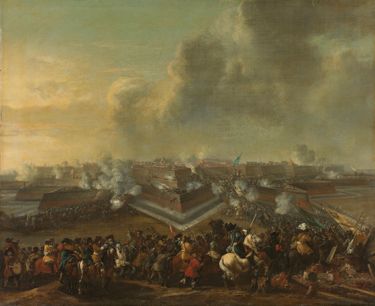 Hyökkäys Coevordenin kaupunkiin 30. joulukuuta 1672 tekijältä Pieter Wouwerman