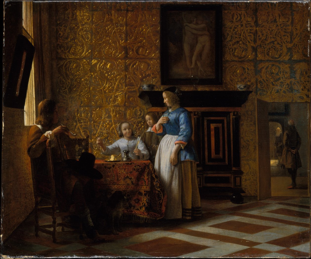 Sisustus kuvilla tekijältä Pieter de Hooch
