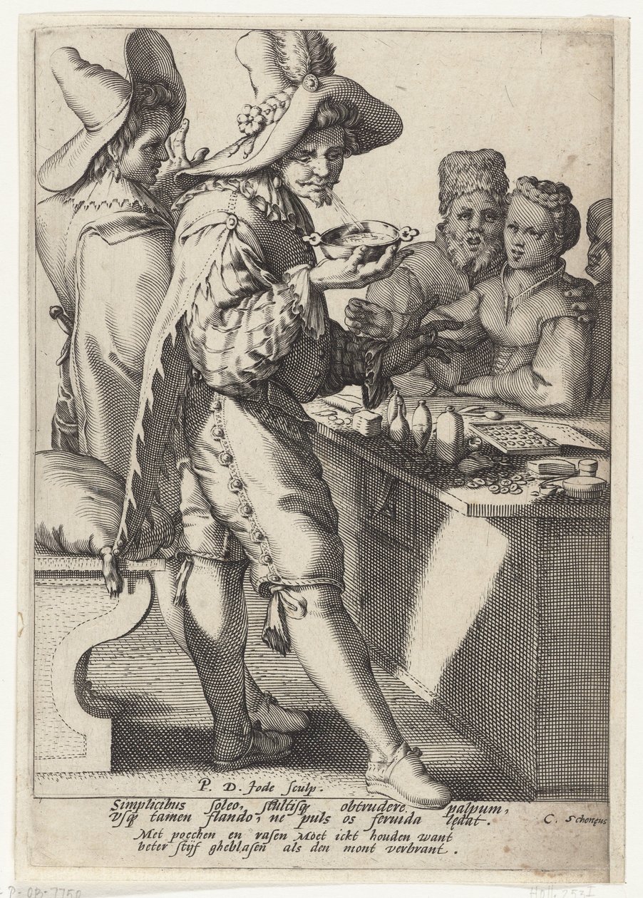 Parempi puhaltaa kovaa kuin polttaa suu tekijältä Pieter de Jode (I)