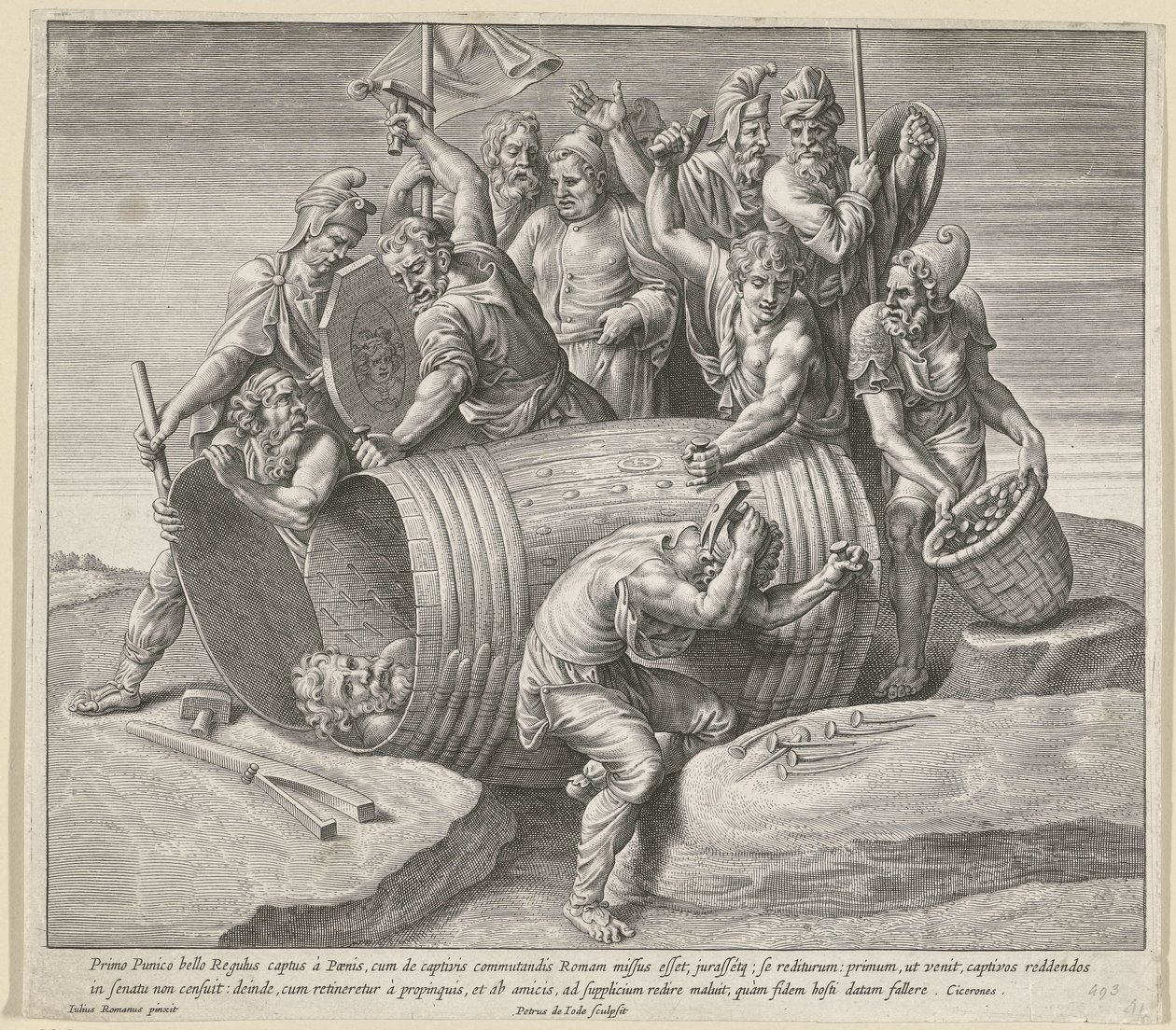 Stanvastigheid on Marcus Atilius Regulus tekijältä Pieter de Jode (I)