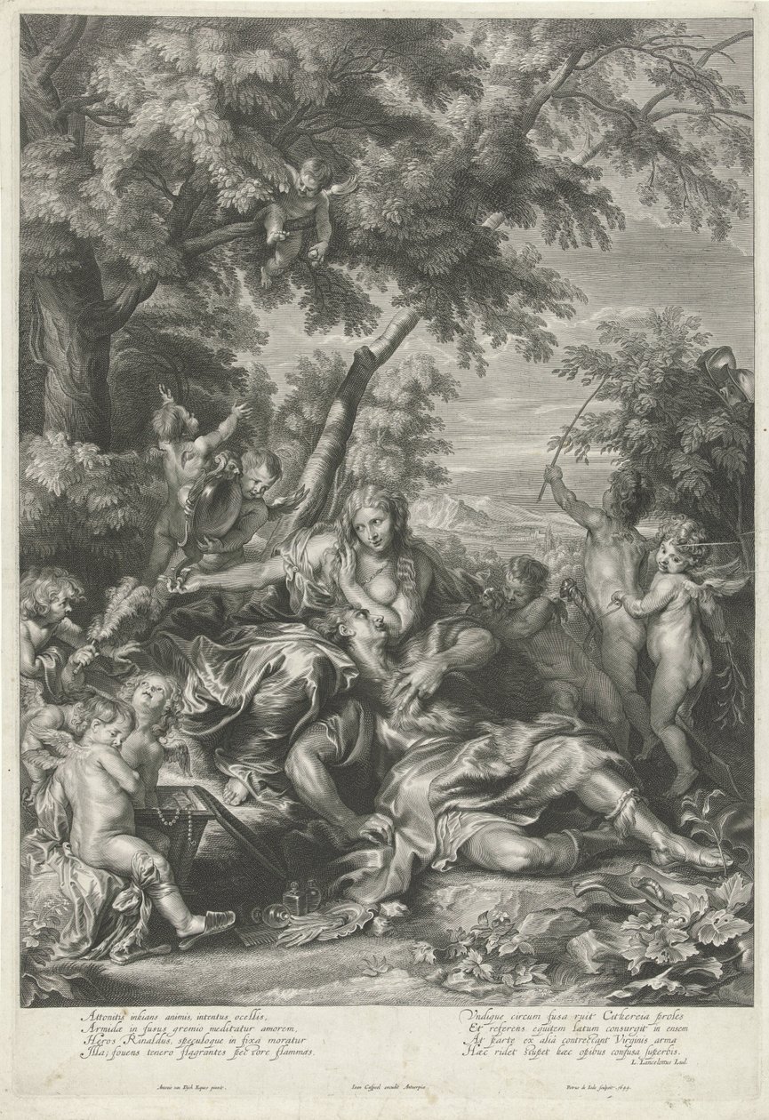 Rinaldo Armidassa tekijältä Pieter de Jode (II)