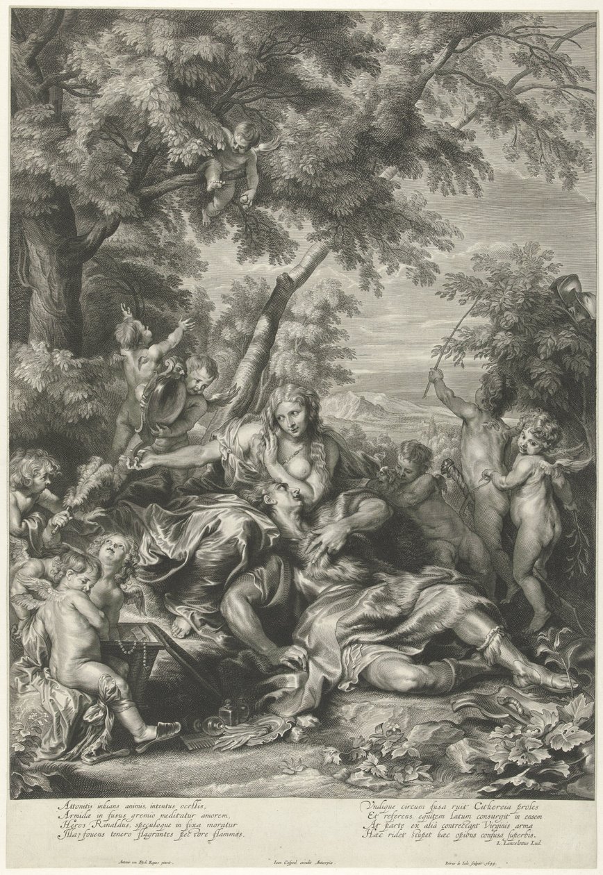 Rinaldo Armidassa tekijältä Pieter de Jode (II)