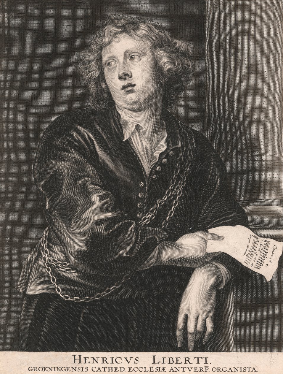 Henricus Liberti, Gröningensisin katedraali. Antwerpenin kirkko Urkuri tekijältä Pieter de Jode