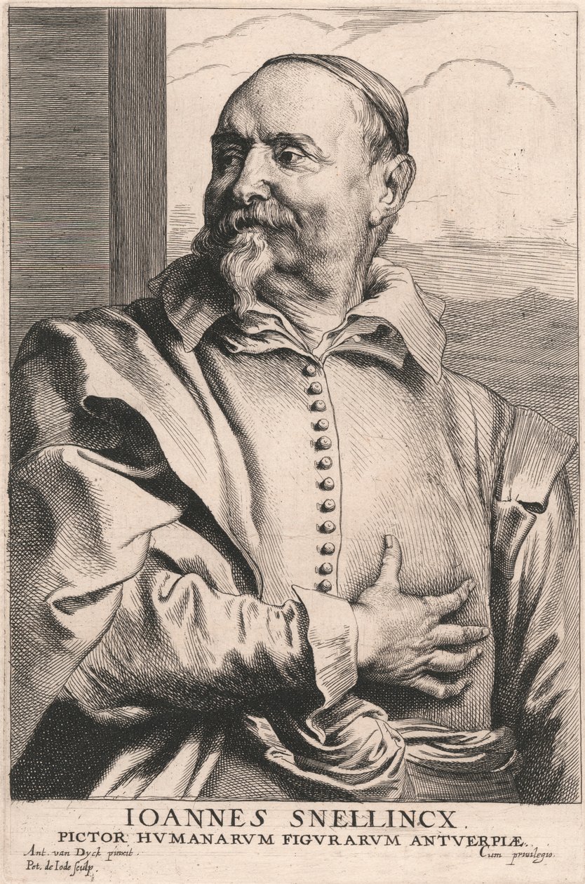 Joannes Snellincx, Antwerpenin ihmishahmojen maalari tekijältä Pieter de Jode