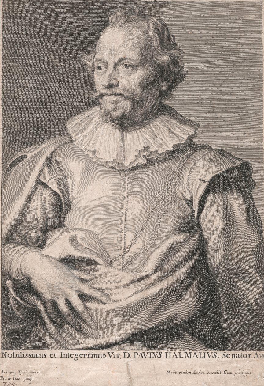 Jaloin ja kunniallisin mies, D. Paulus Halmalius, senaattori Ant. tekijältä Pieter de Jode