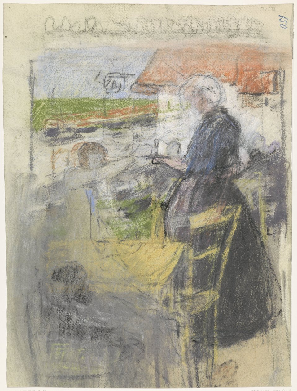 Kahvilan terassi tekijältä Pieter de Josselin