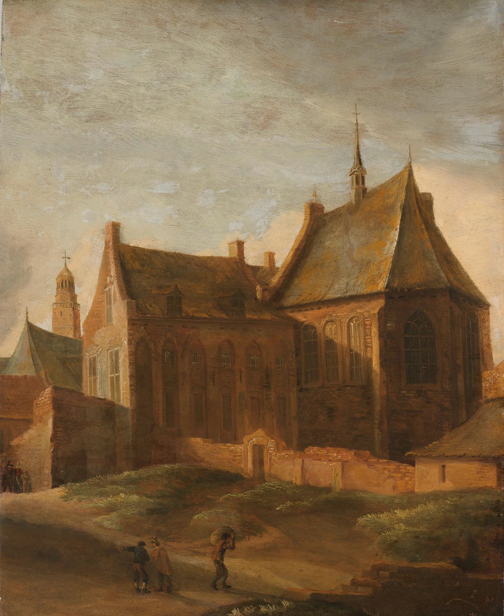 Saint Agnesin luostari Utrechtissa tekijältä Pieter de Ruelles