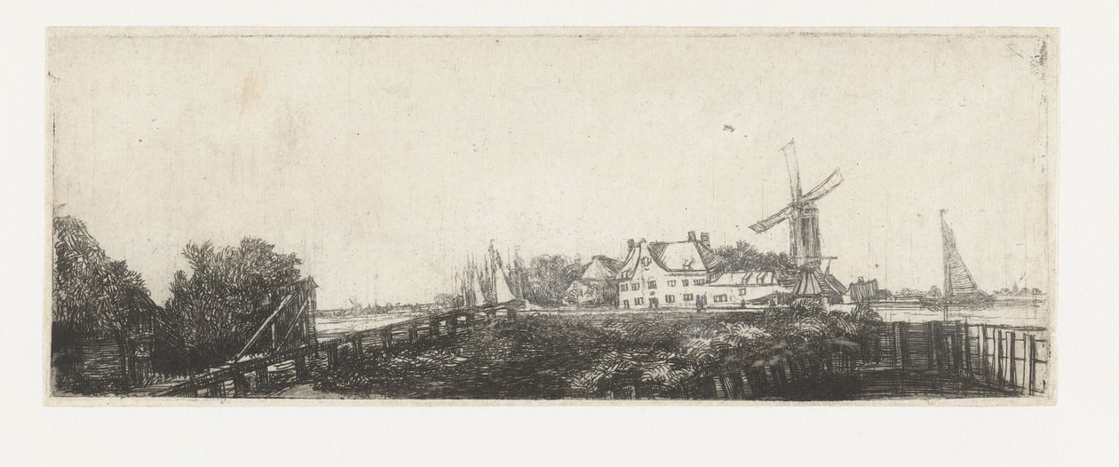Puinen silta tekijältä Pieter de With (attributed to)