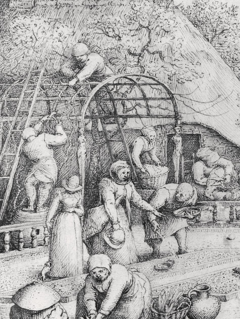 Yksityiskohta keväästä tekijältä Pieter Bruegel the Elder