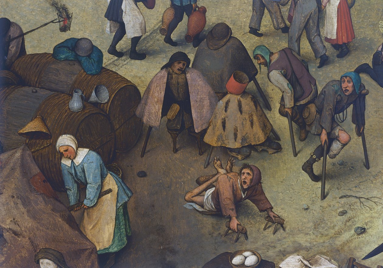 Taistelu karnevaalin ja paaston välillä tekijältä Pieter Bruegel the Elder