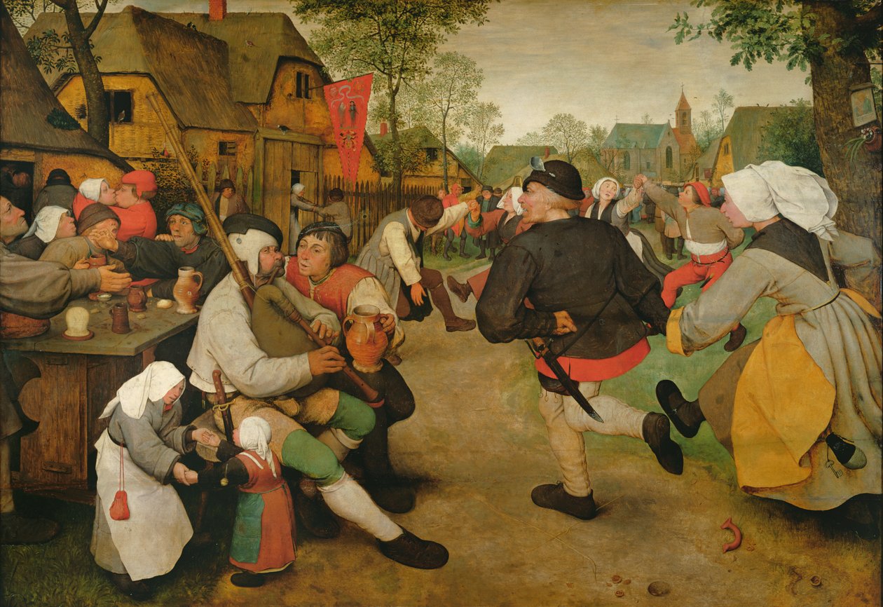 Talonpoikaistanssi tekijältä Pieter the Elder Bruegel