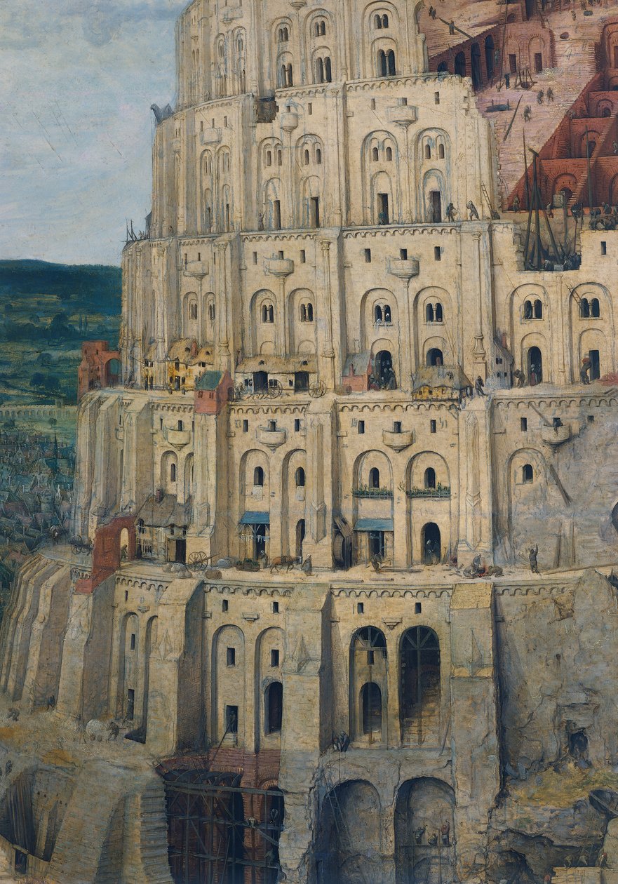 Baabelin torni tekijältä Pieter Bruegel the Elder