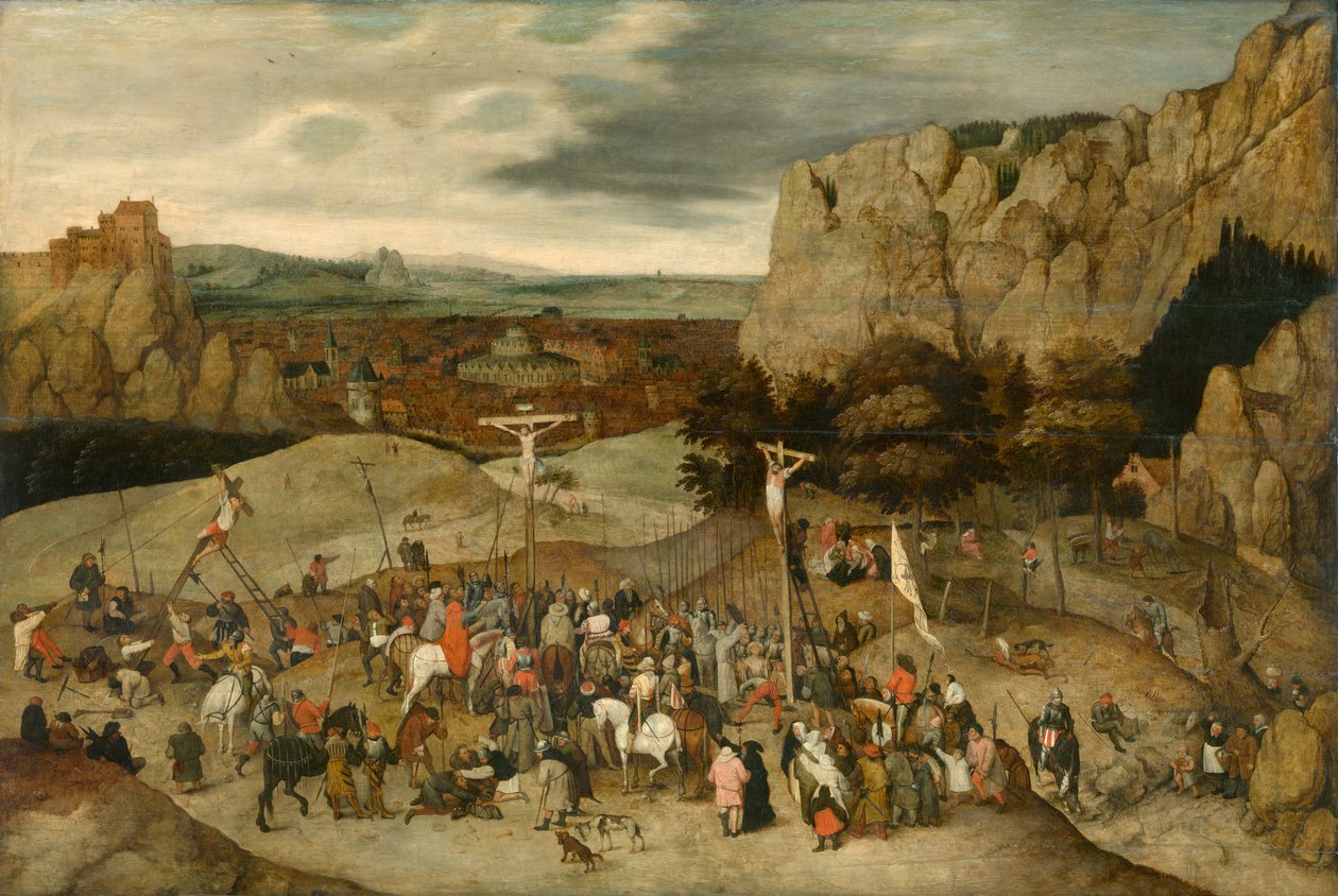 Golgata (öljy) tekijältä Pieter the Younger Brueghel