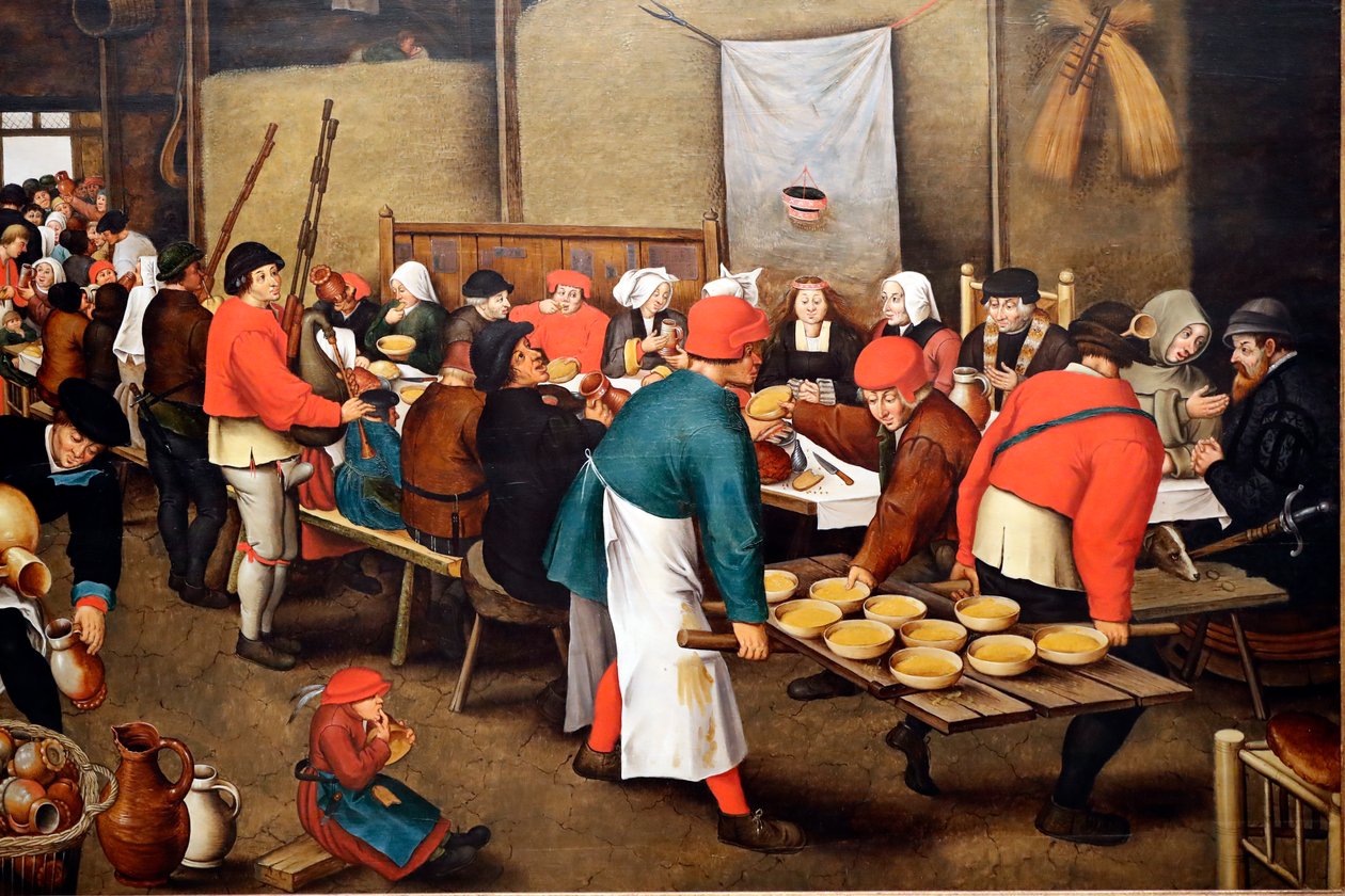 Evoran museo. Brueghel, Pieter nuorempi (n. 1564-1638). Hääjuhla (tai talonpojan häät) tekijältä Pieter the Younger Brueghel