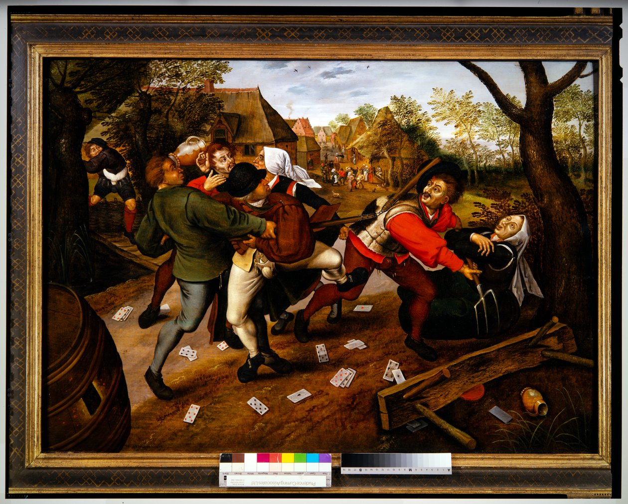 Pelurit riitaa tekijältä Pieter the Younger Brueghel