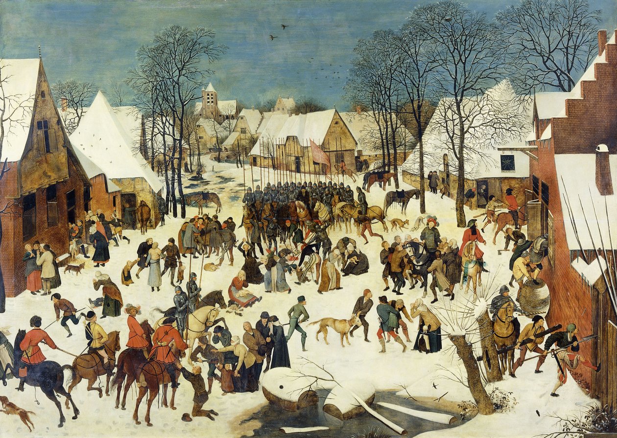 Viattisten joukkomurha; Le Massacre des Innocents, tekijältä Pieter Brueghel the Younger