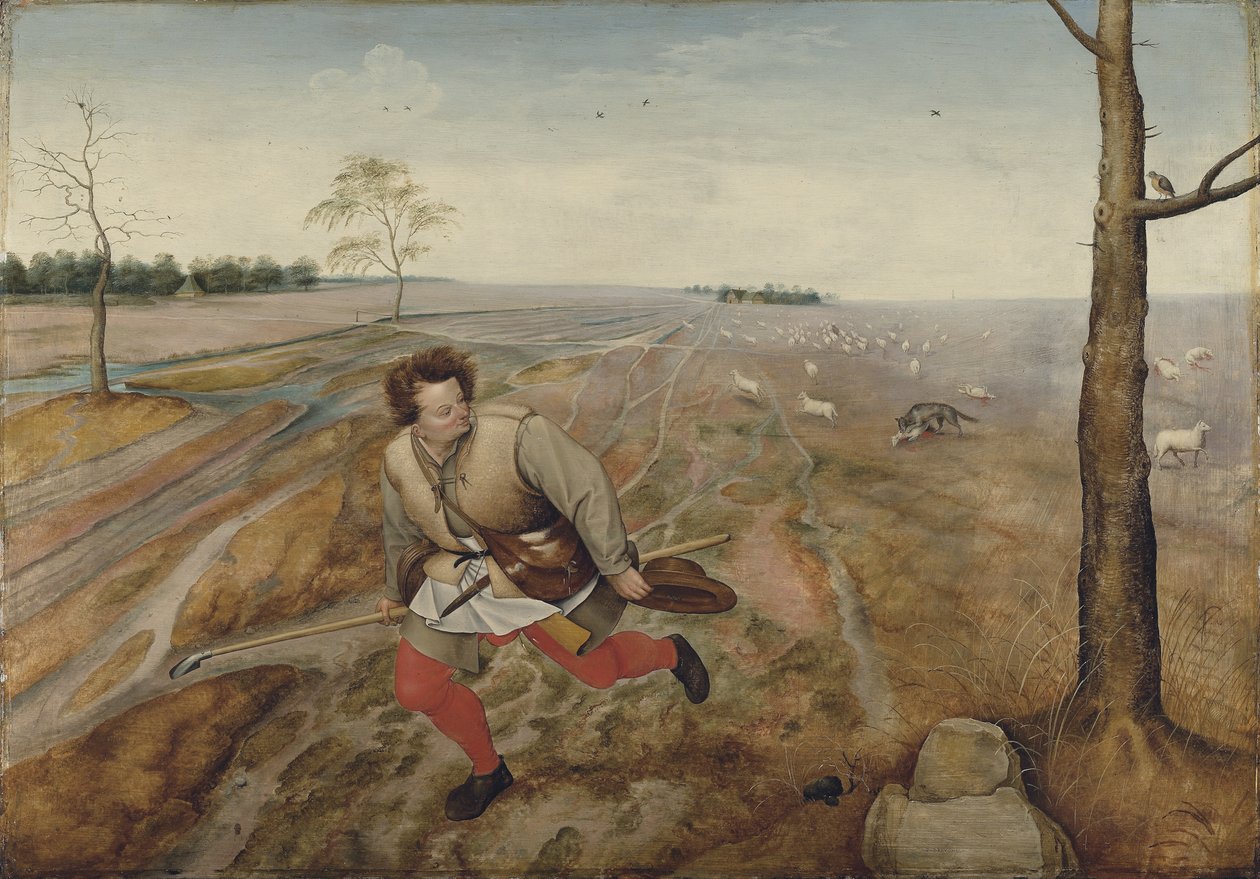 Huono paimen tekijältä Pieter Brueghel the Younger