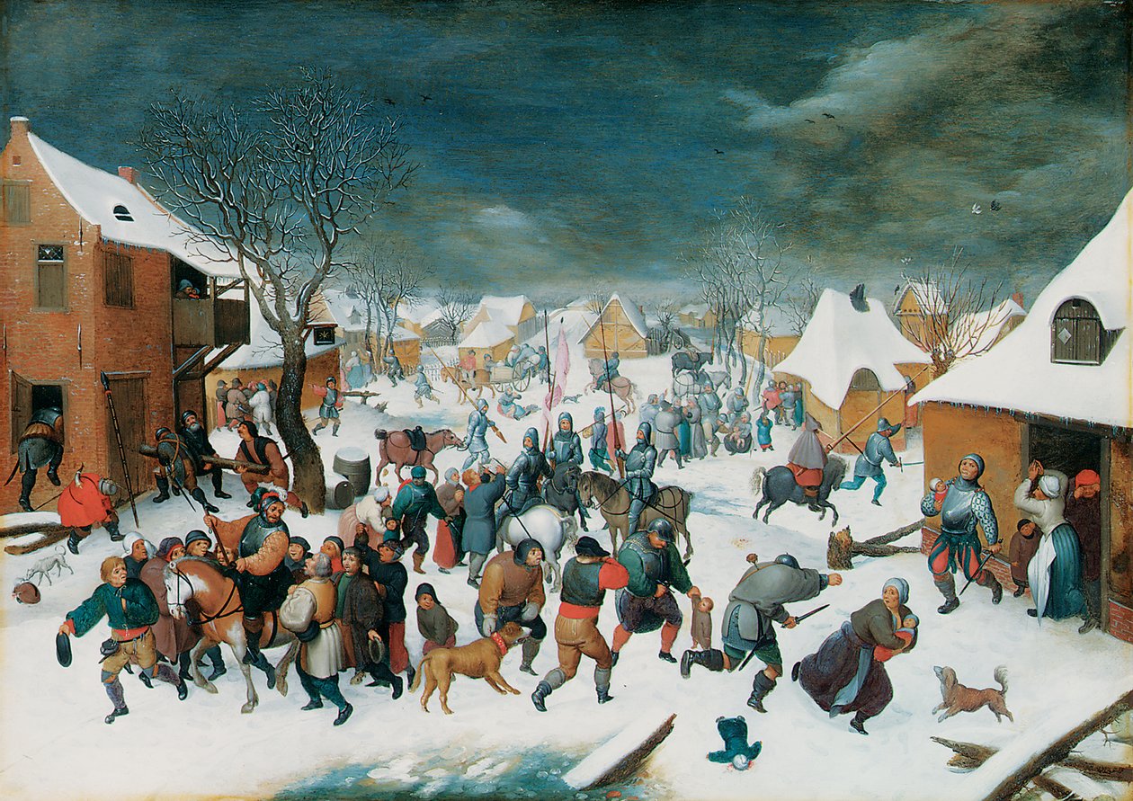 Viattomien verilöyly, 1605 tekijältä Pieter Brueghel the Younger
