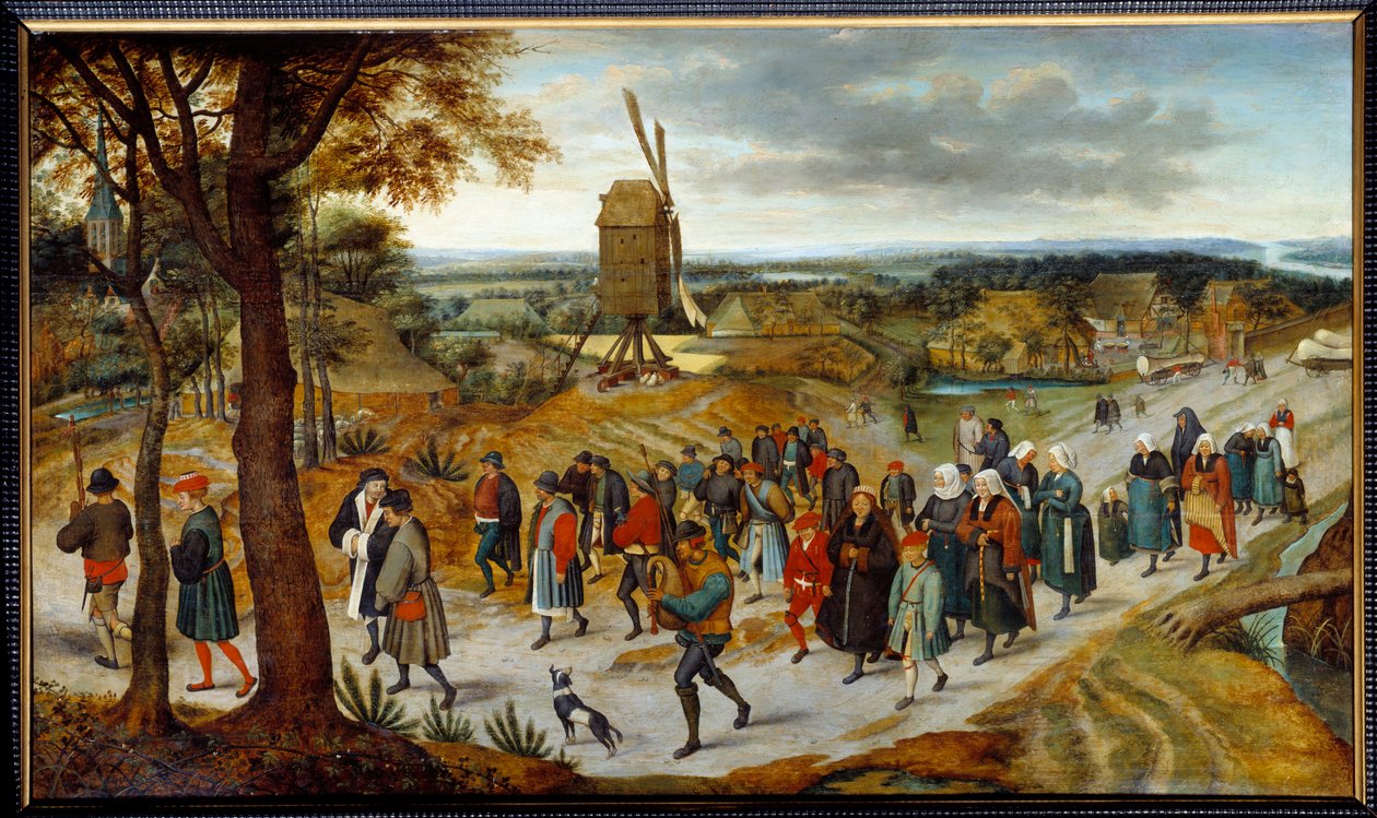 Pieter Brueghel II Nuoren hääkulkue, joka tunnetaan nimellä Brueghel d