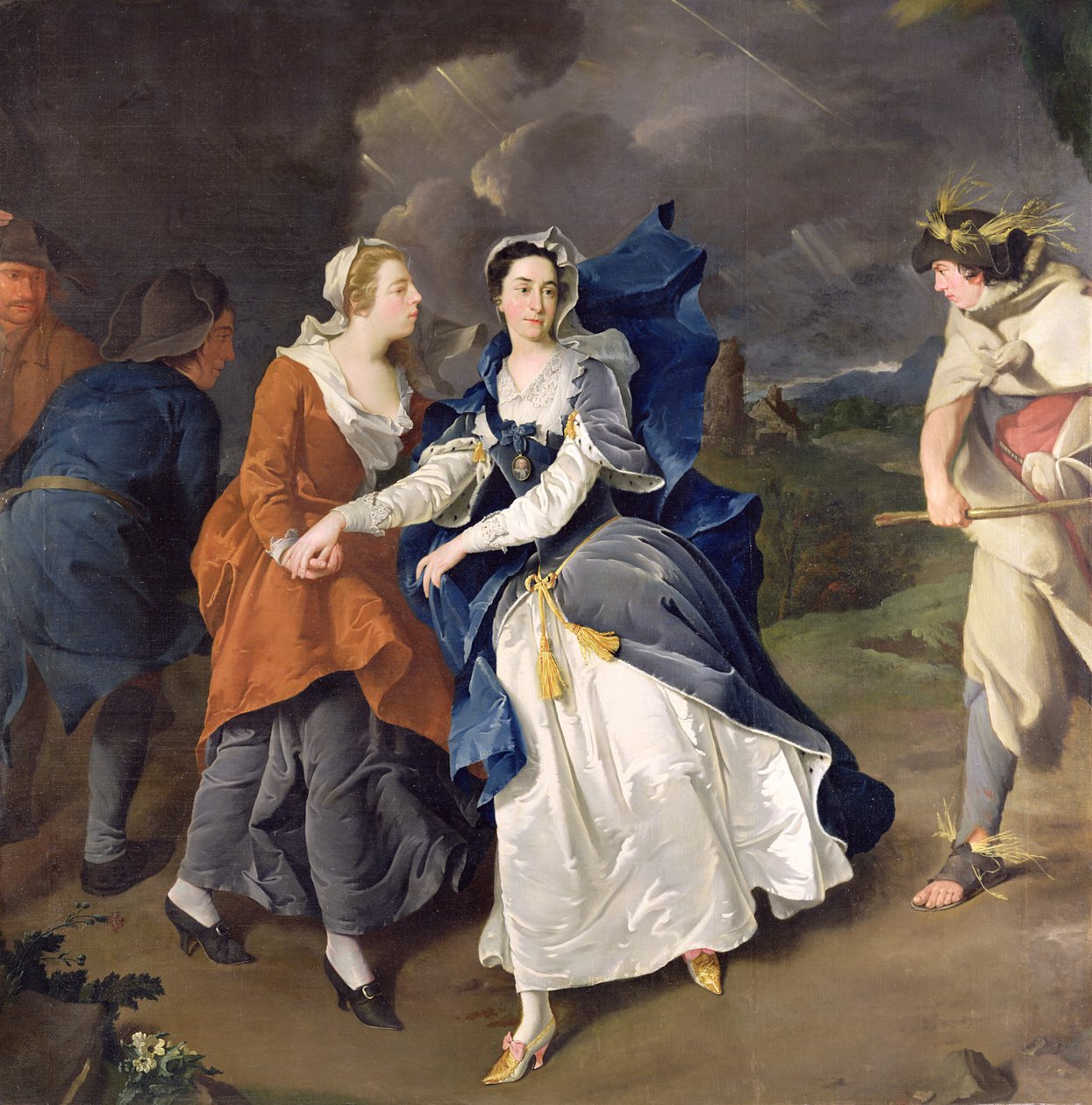 Rouva Cibber (1714-66) Cordeliana tekijältä Pieter van Bleeck