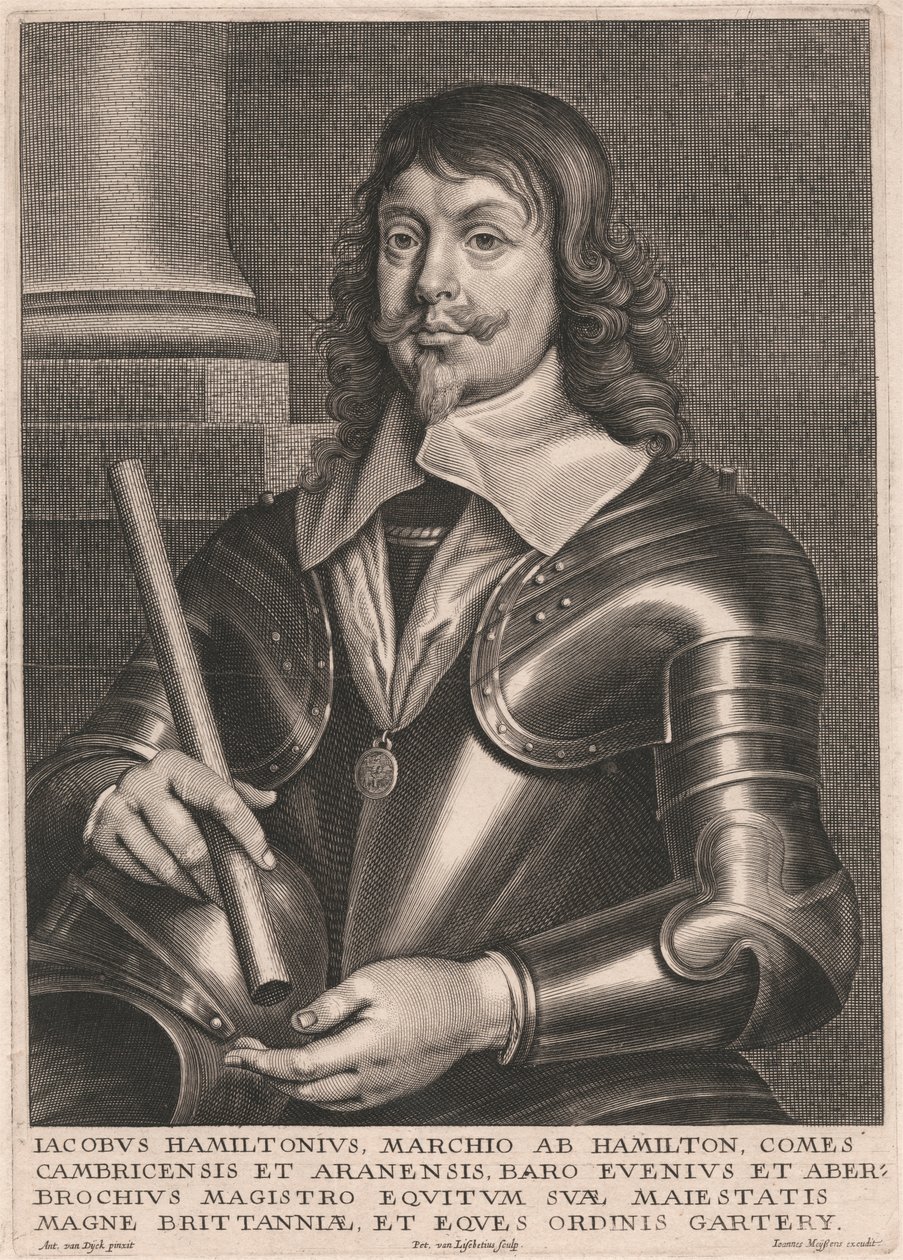 James Hamilton, Marquis AB Hamilton, Earl of Cambridge ja Aran tekijältä Pieter van Lisebetten