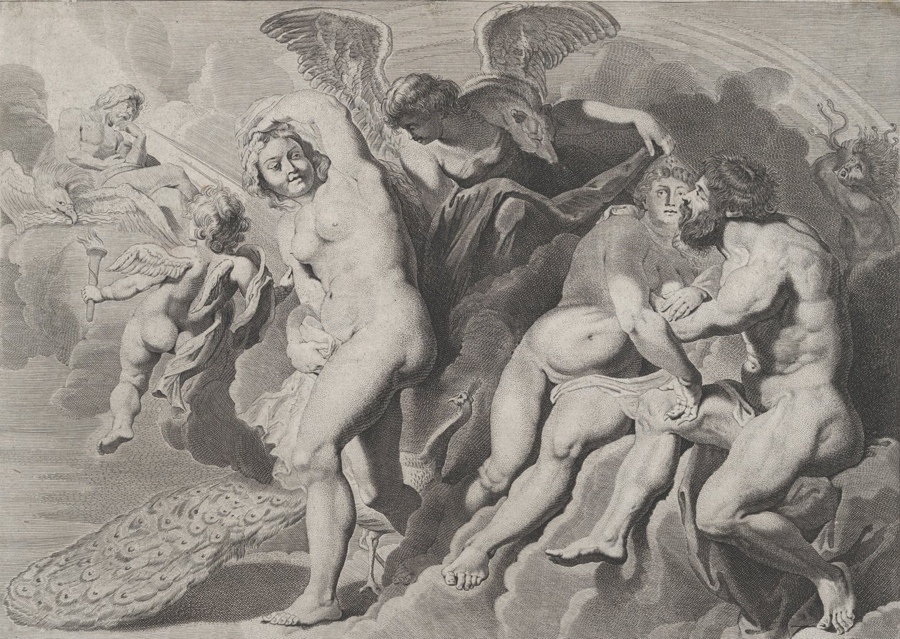 Ixion petti Hera, 1620-24. tekijältä Pieter van Sompel