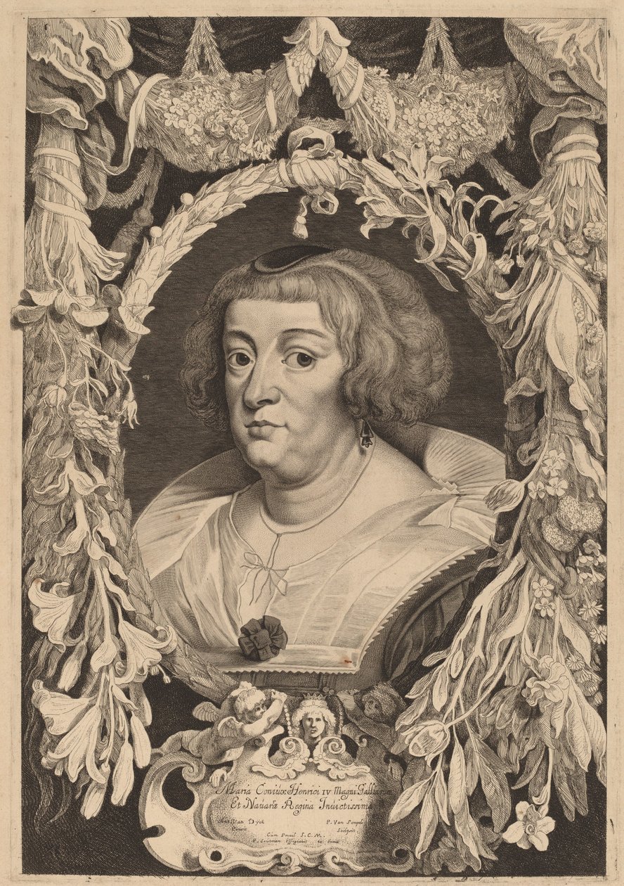 Marie de Medici tekijältä Pieter van Sompel and Pieter Claesz Soutman after Sir Anthony