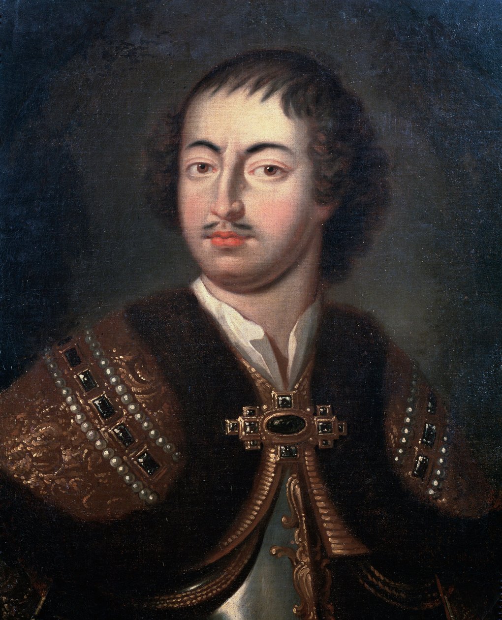 Venäjän keisarin Pietari Suuren muotokuva (maalaus tekijältä Pieter van der (after) Werff
