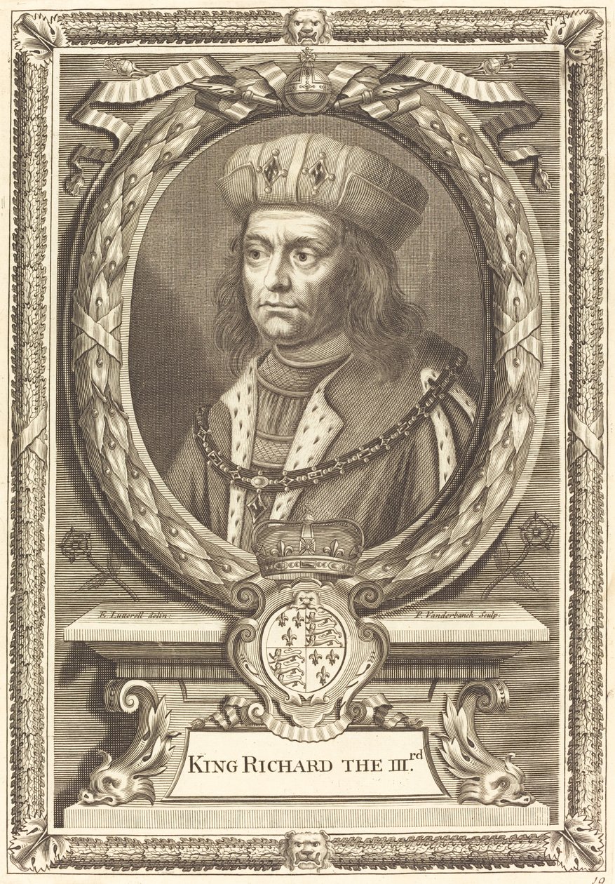 Kuningas Richard III tekijältä Pieter van der Banck after Edward Lutterell