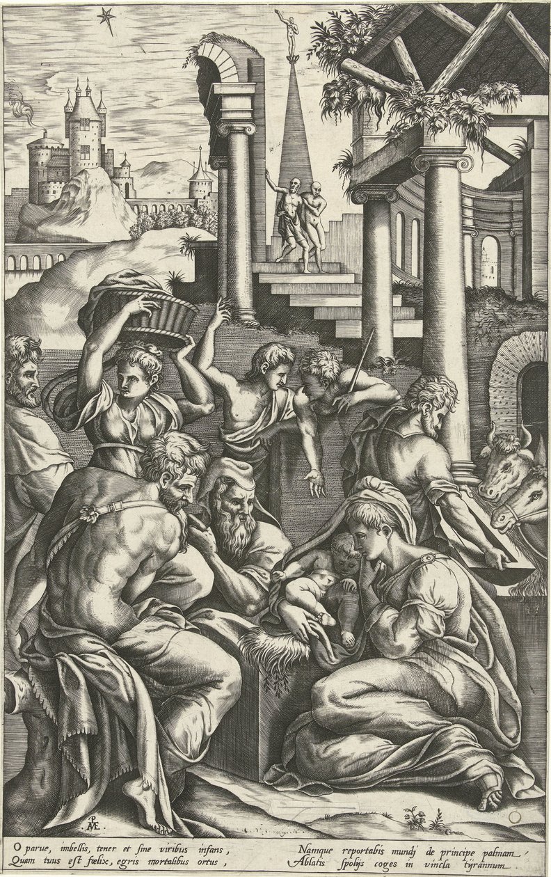 Paimenten palvonta tekijältä Pieter van der Heyden