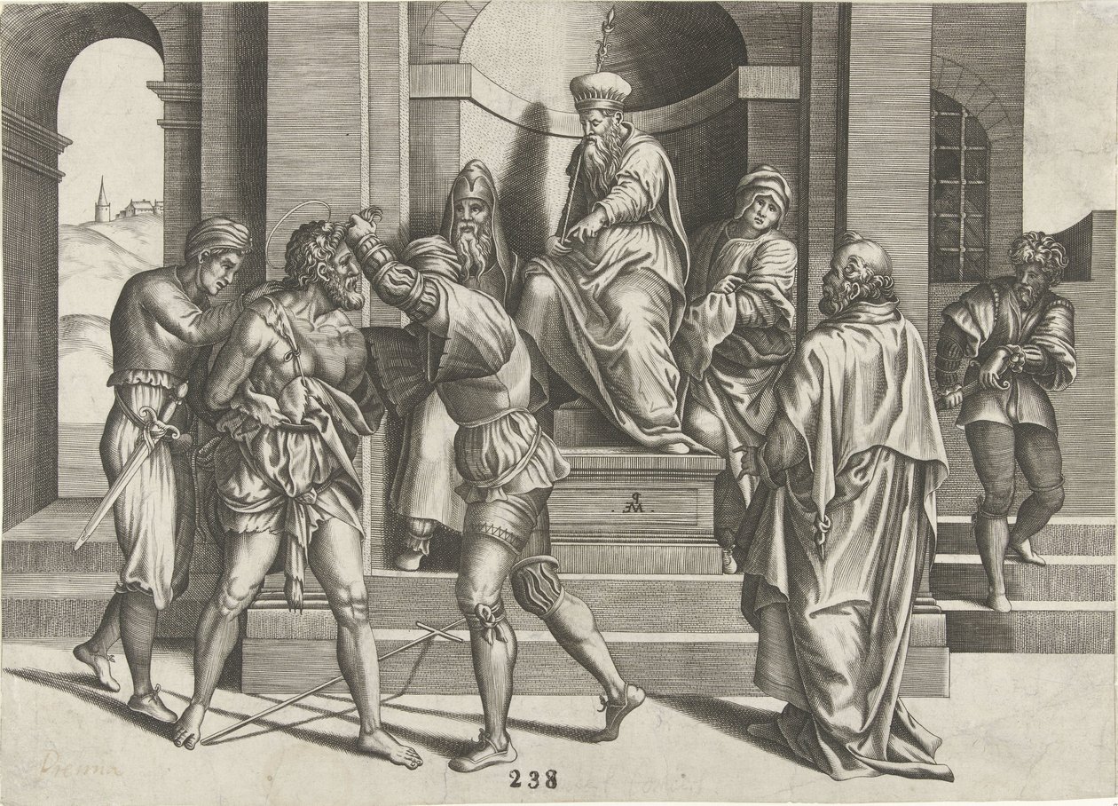 Johannes Kastajan vangitseminen tekijältä Pieter van der Heyden