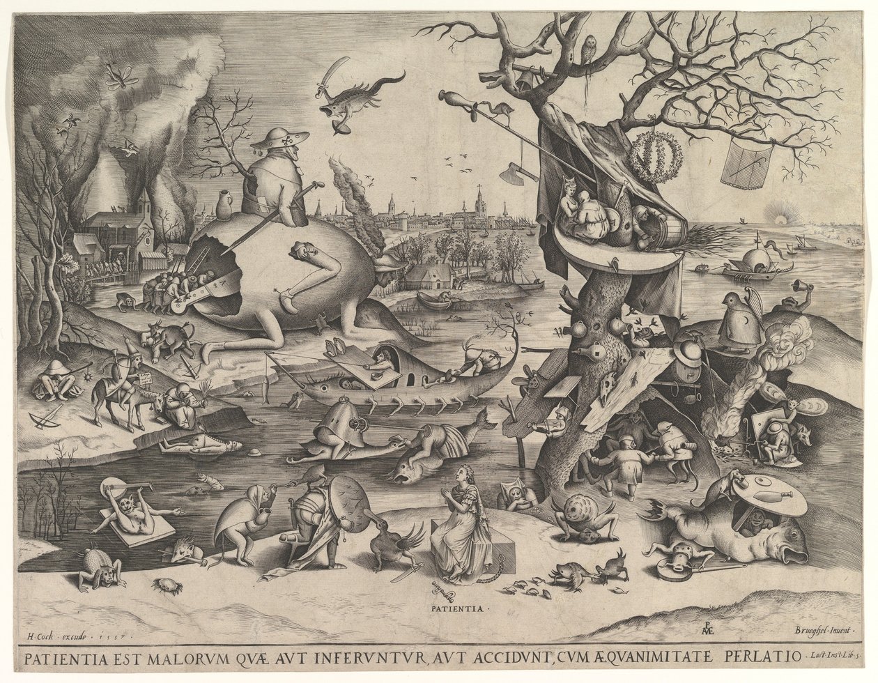 Patience Patience, 1557 tekijältä Pieter van der Heyden