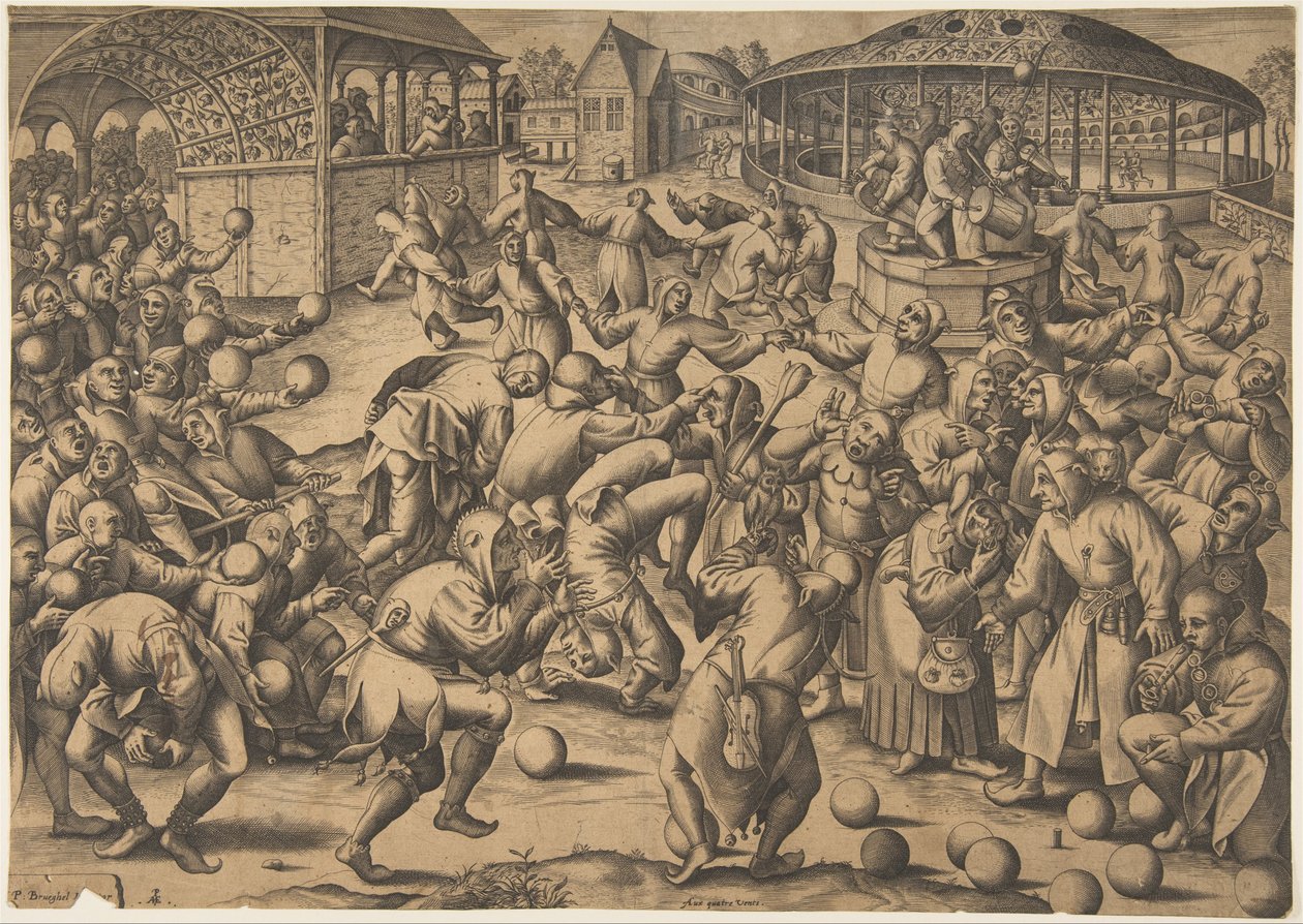 Hullujen juhla, vuoden 1570 jälkeen. tekijältä Pieter van der Heyden