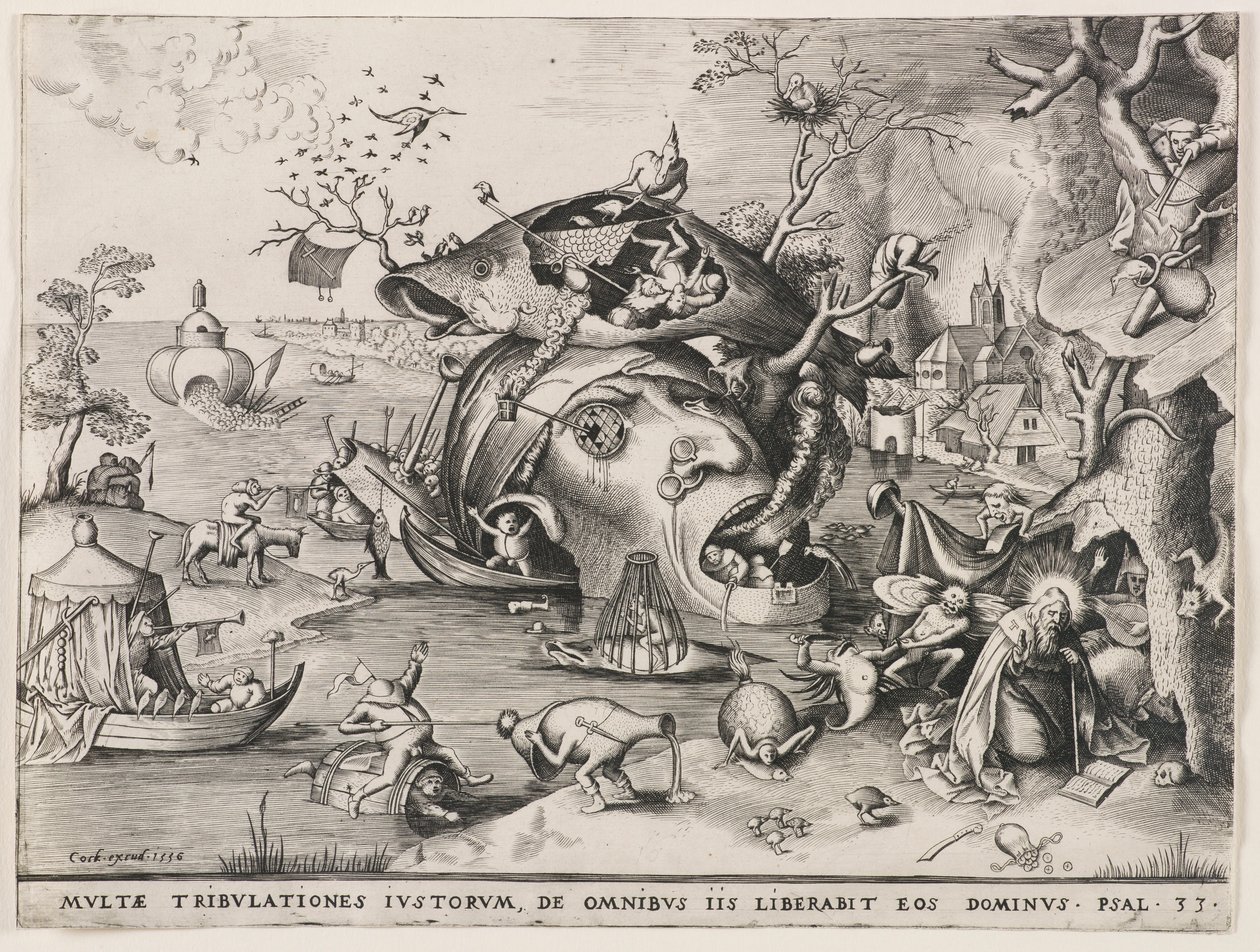 Pyhän Antoniuksen kiusaus tekijältä Pieter van der Heyden