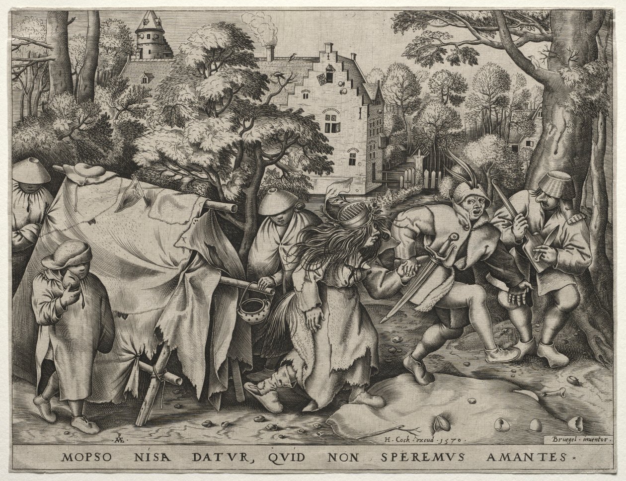Mopsuksen ja Nisan häät 1570. tekijältä Pieter van der Heyden