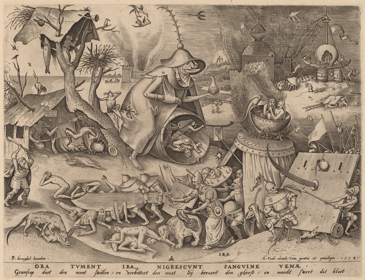 Suututtaa tekijältä Pieter van der Heyden after Pieter Bruegel the Elder