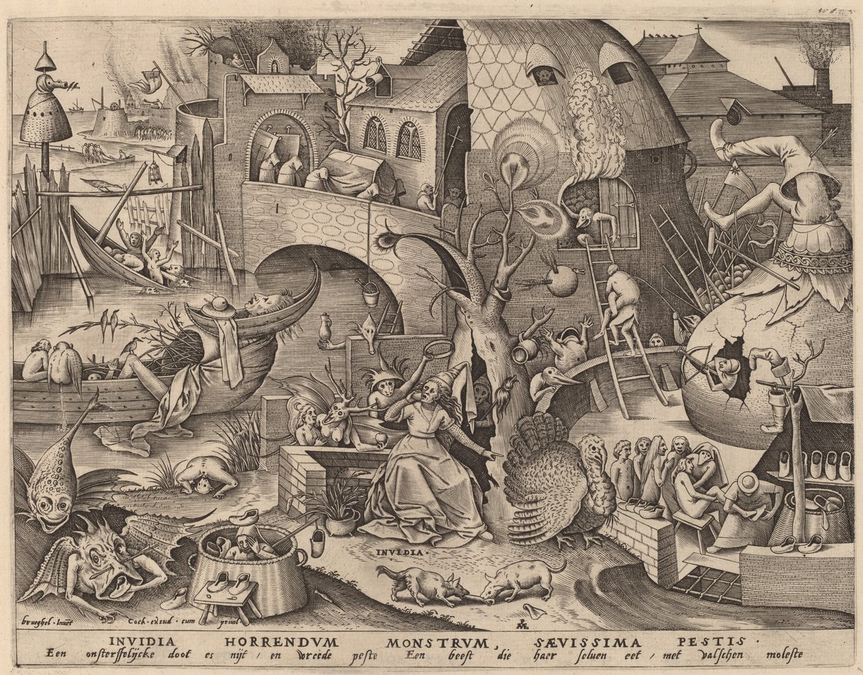Kateus tekijältä Pieter van der Heyden after Pieter Bruegel the Elder