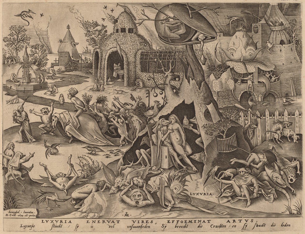 Himo tekijältä Pieter van der Heyden after Pieter Bruegel the Elder