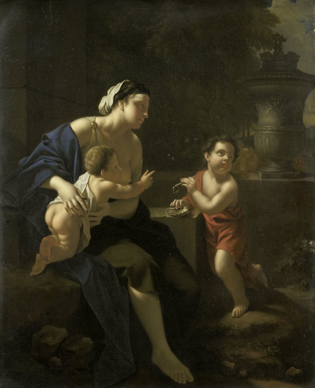 Puhaltaa kuplia tekijältä Pieter van der Werff (attributed to)