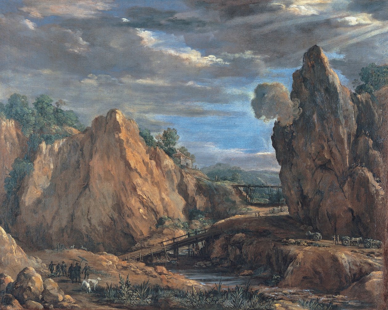 Tolfa -kaivokset tekijältä Pietro da Cortona