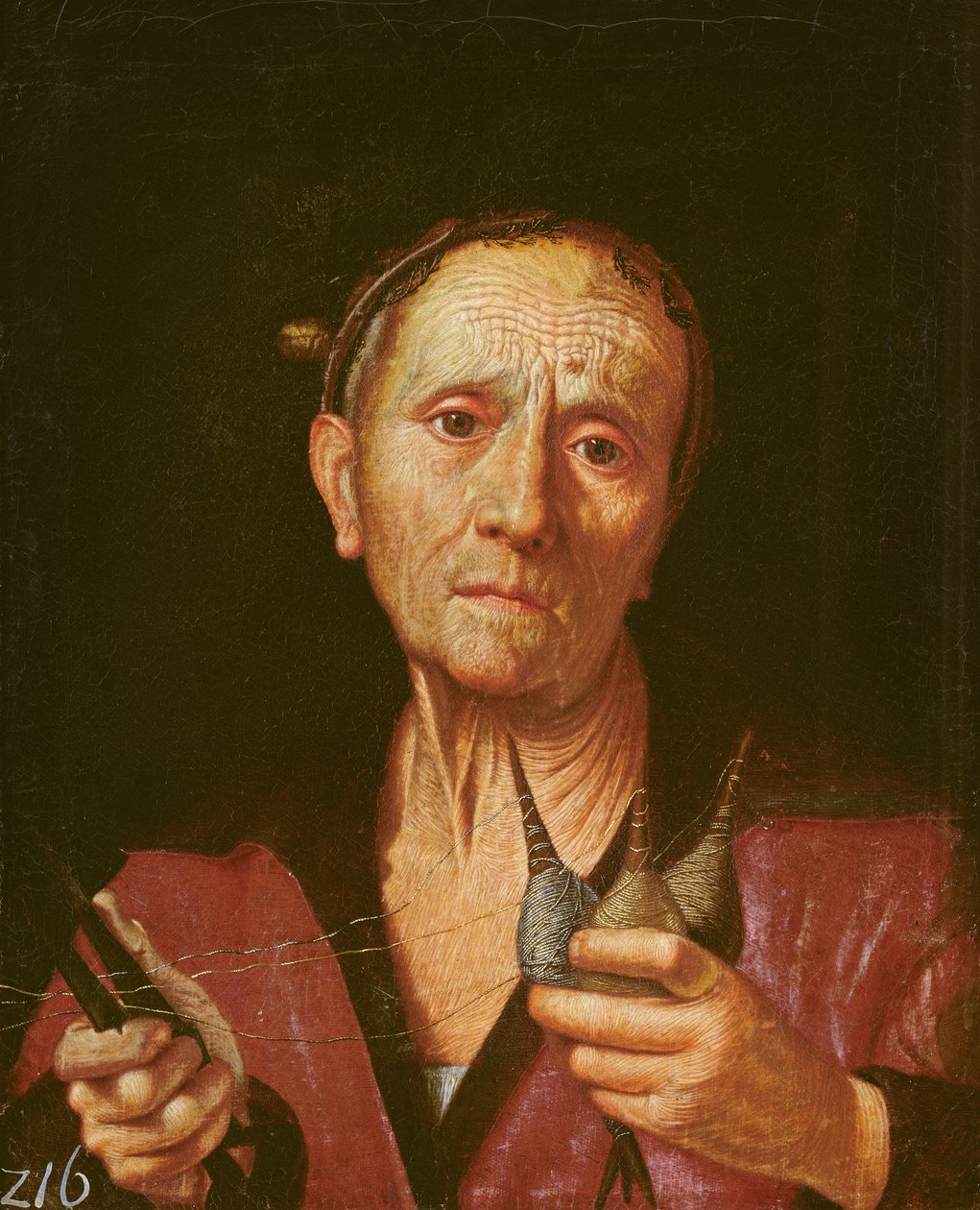 Atropos, yksi kolmesta kohtalosta tekijältä Pietro Bellotti