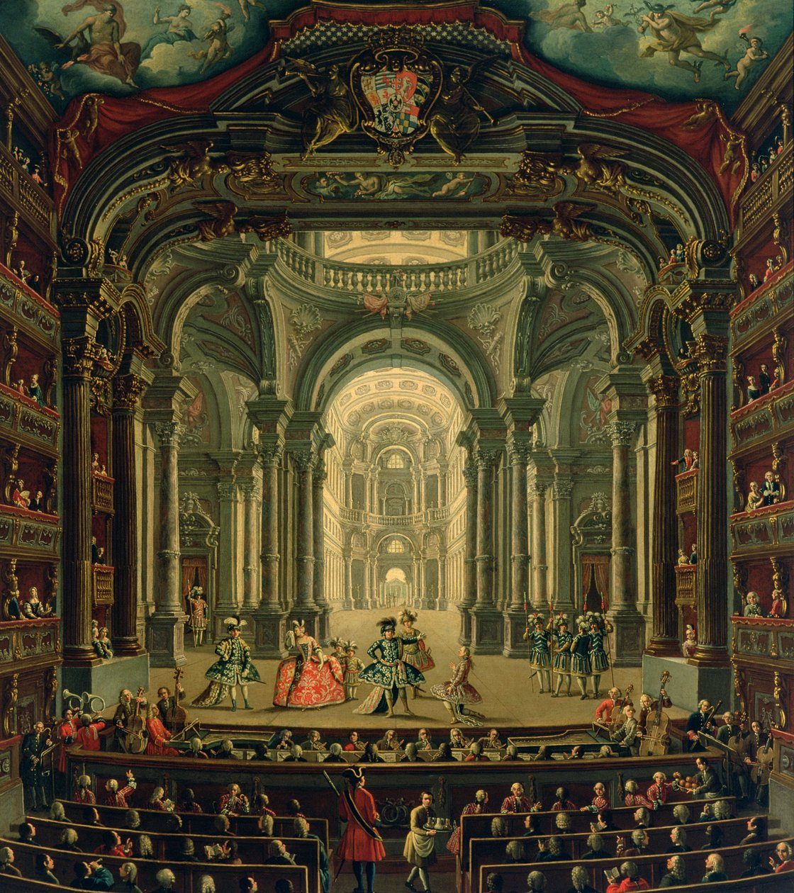 Teatro Reale Torinossa tekijältä Pietro Domenico Oliviero