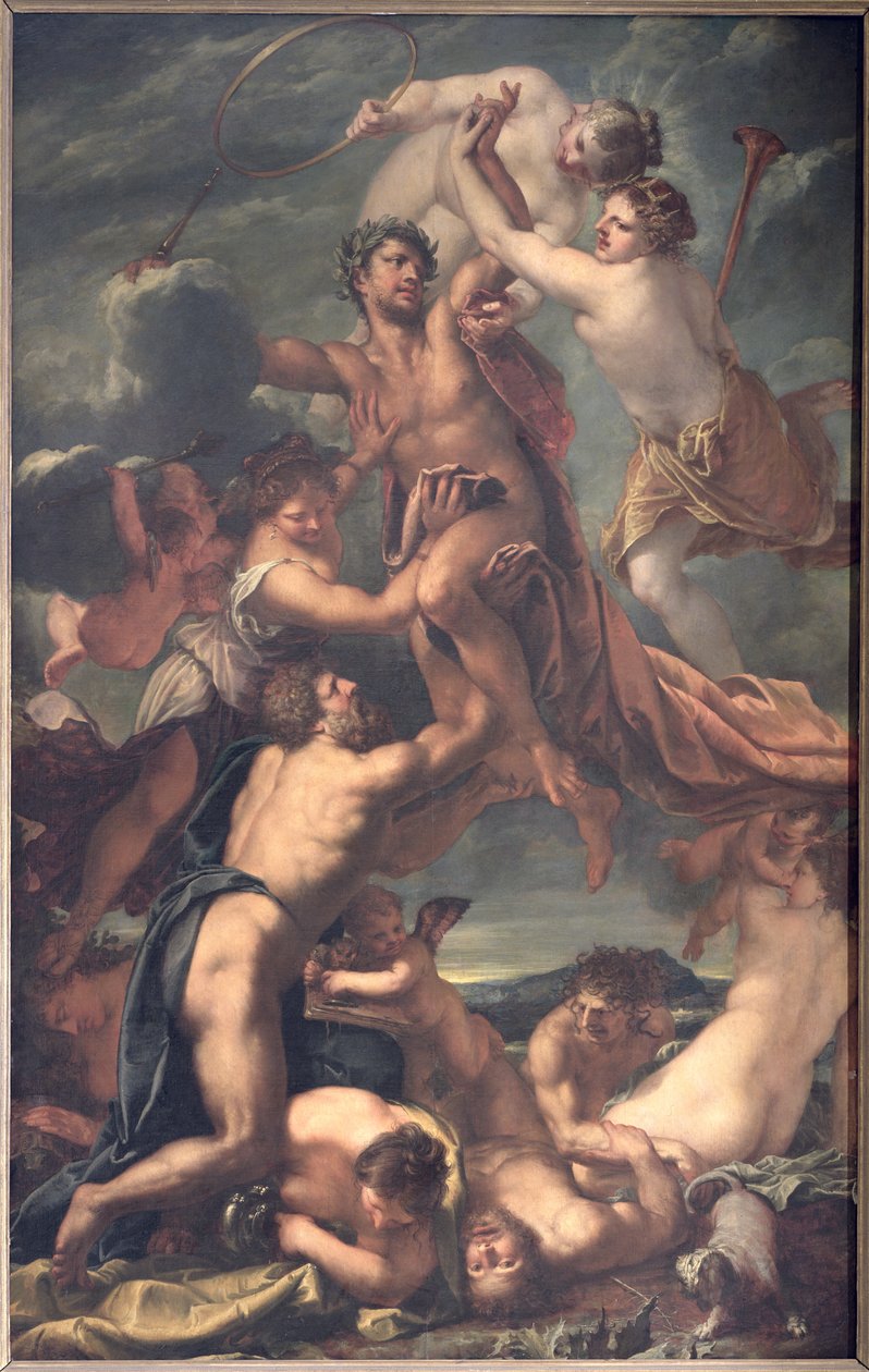 Itävallan keisari Leopold I:n apoteoosi (1640-1705), 1658-59 tekijältä Pietro Liberi