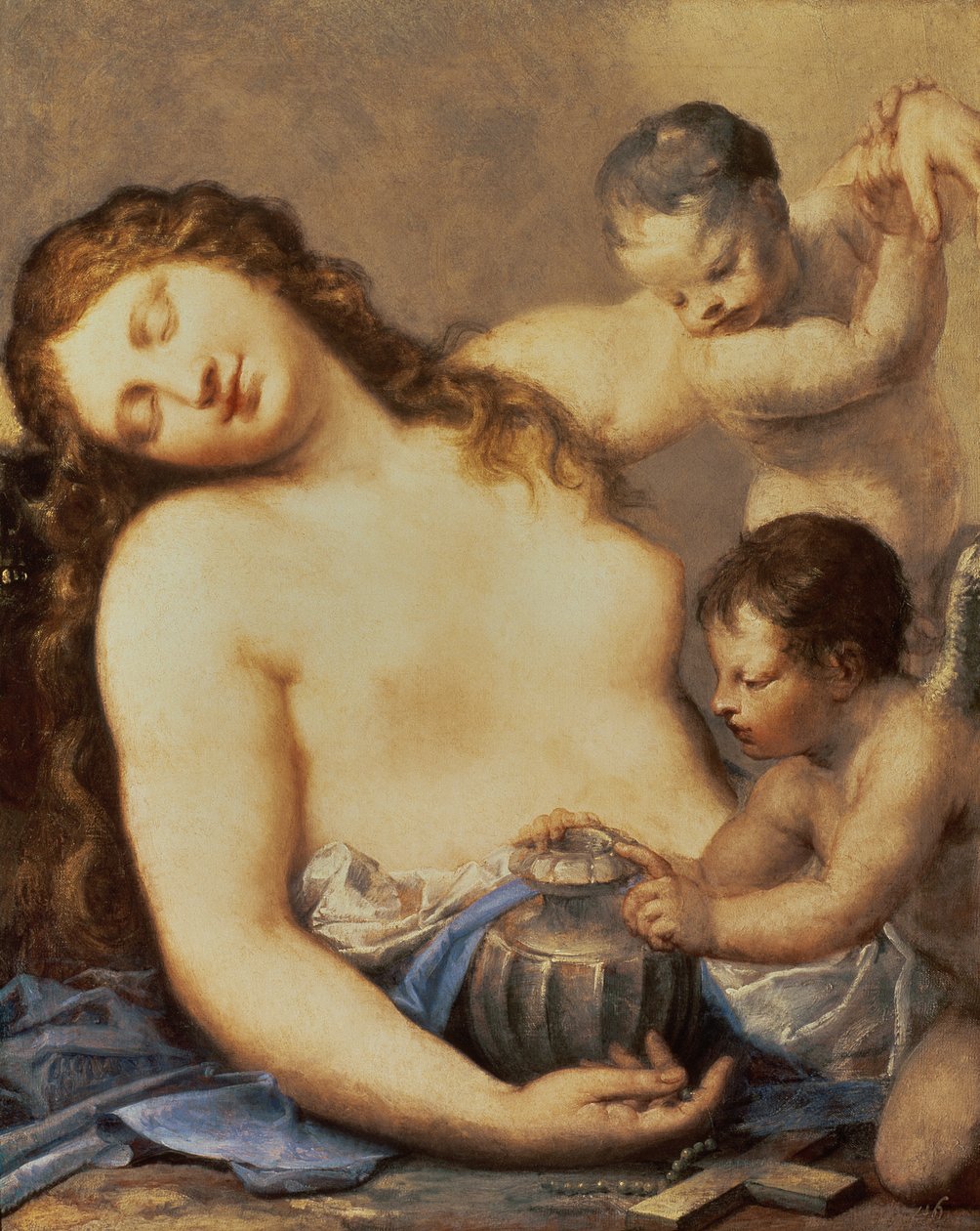 Katuva Maria Magdaleena putilla tekijältä Pietro Liberi