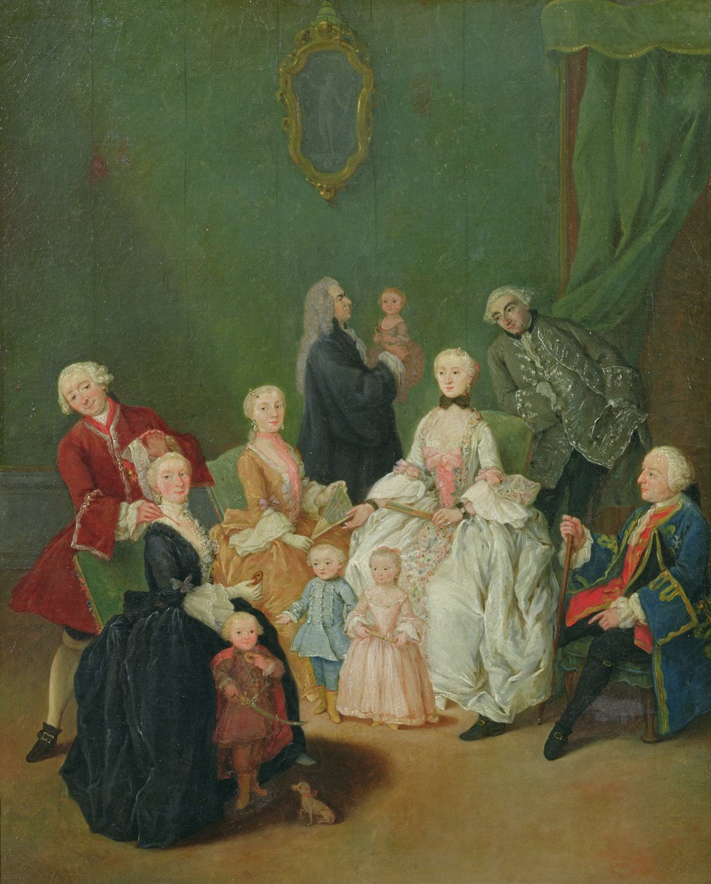 Patriisiperhe, noin 1752 tekijältä Pietro Longhi