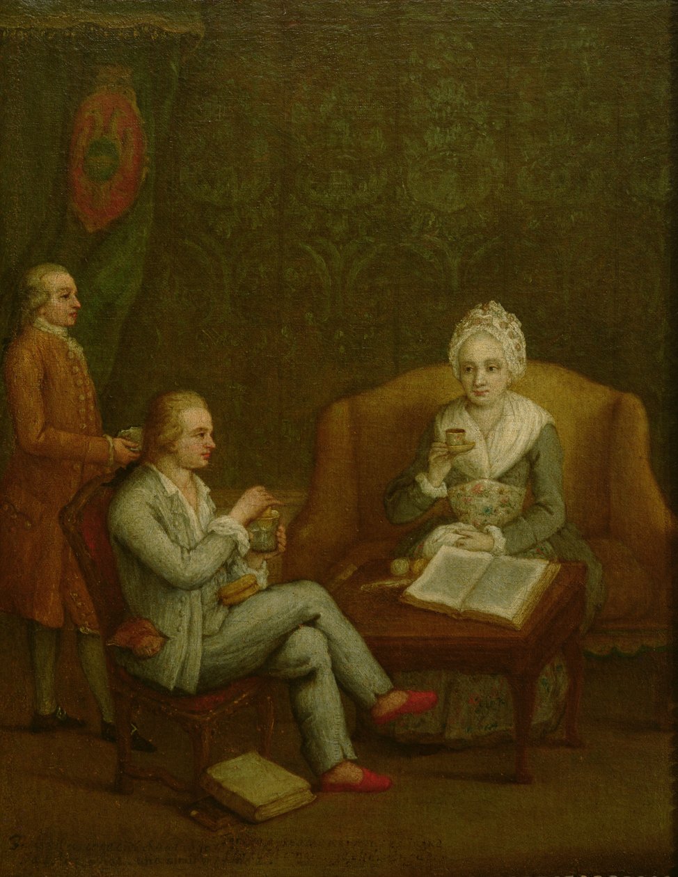 Adriana Giustinian Barbarigo ja hänen poikansa Gerolamo Ascanio, n. 1776-79 tekijältä Pietro Longhi