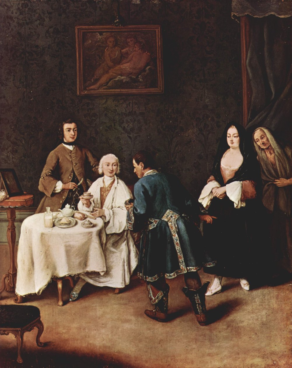 Besuch bei einem Herra tekijältä Pietro Longhi