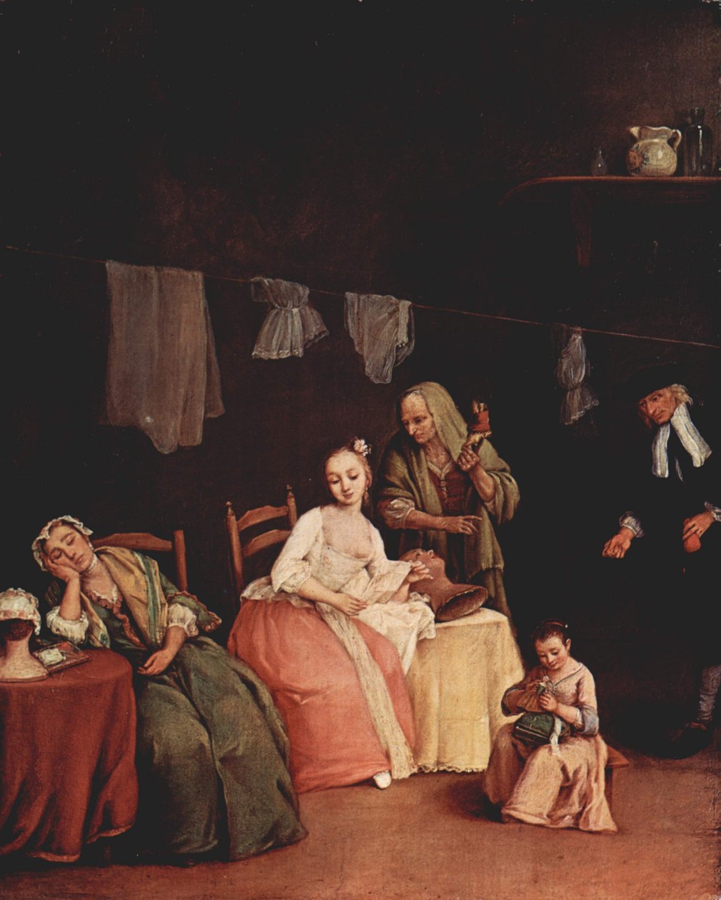Die Putzmacherin tekijältä Pietro Longhi