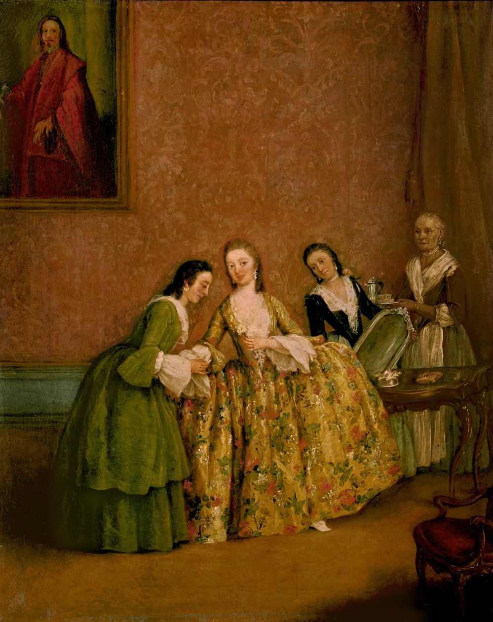 Lady Dressing, o Lady sa kanyang Toilet finn tekijältä Pietro Longhi