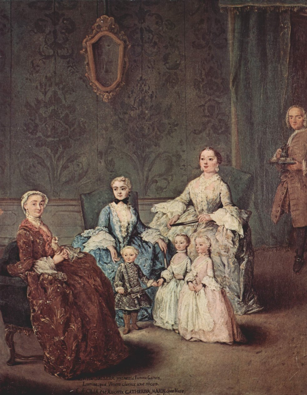 Sagredon perheen muotokuva tekijältä Pietro Longhi
